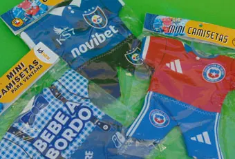minicamisetas con bolsa